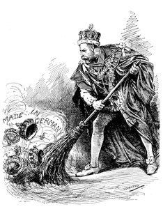 Le roi a accompli un acte populaire en abolissant les titres allemands détenus par les membres de la famille royale. - Leonard Raven Hill